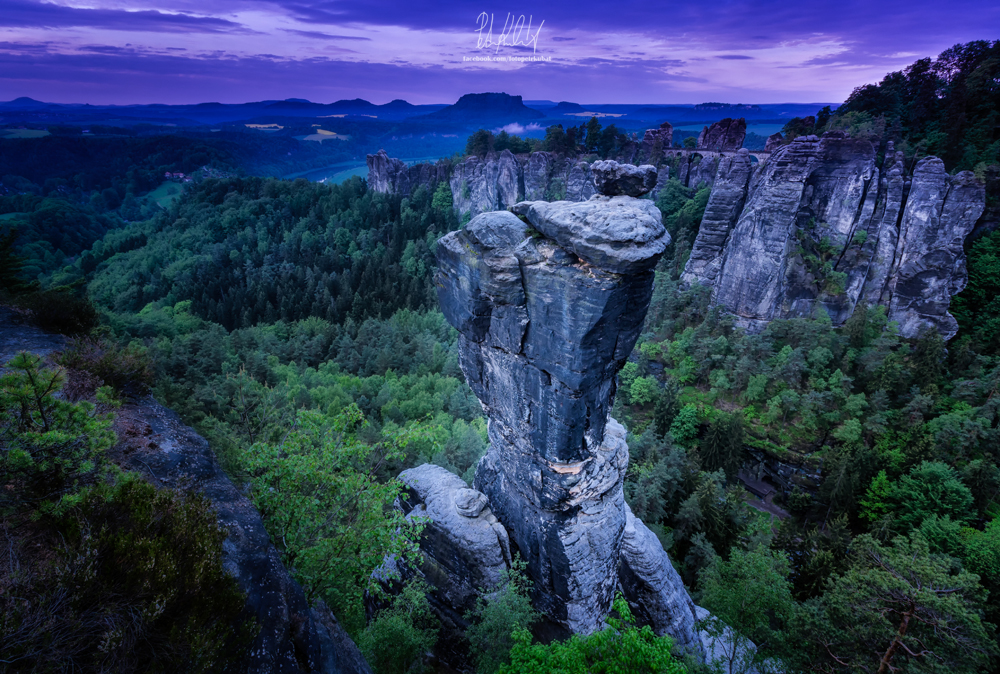 Svítání na Bastei