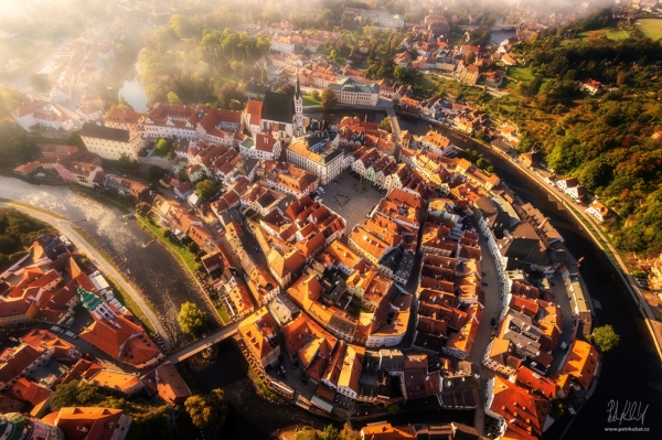 Krumlov z balonu