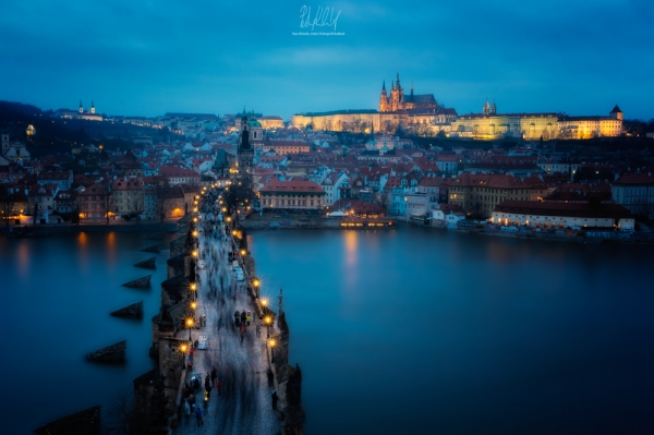 Noční Praha