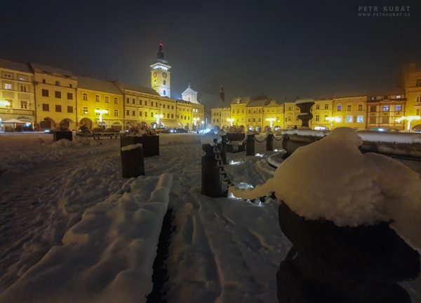 Zasněžené Budějovice